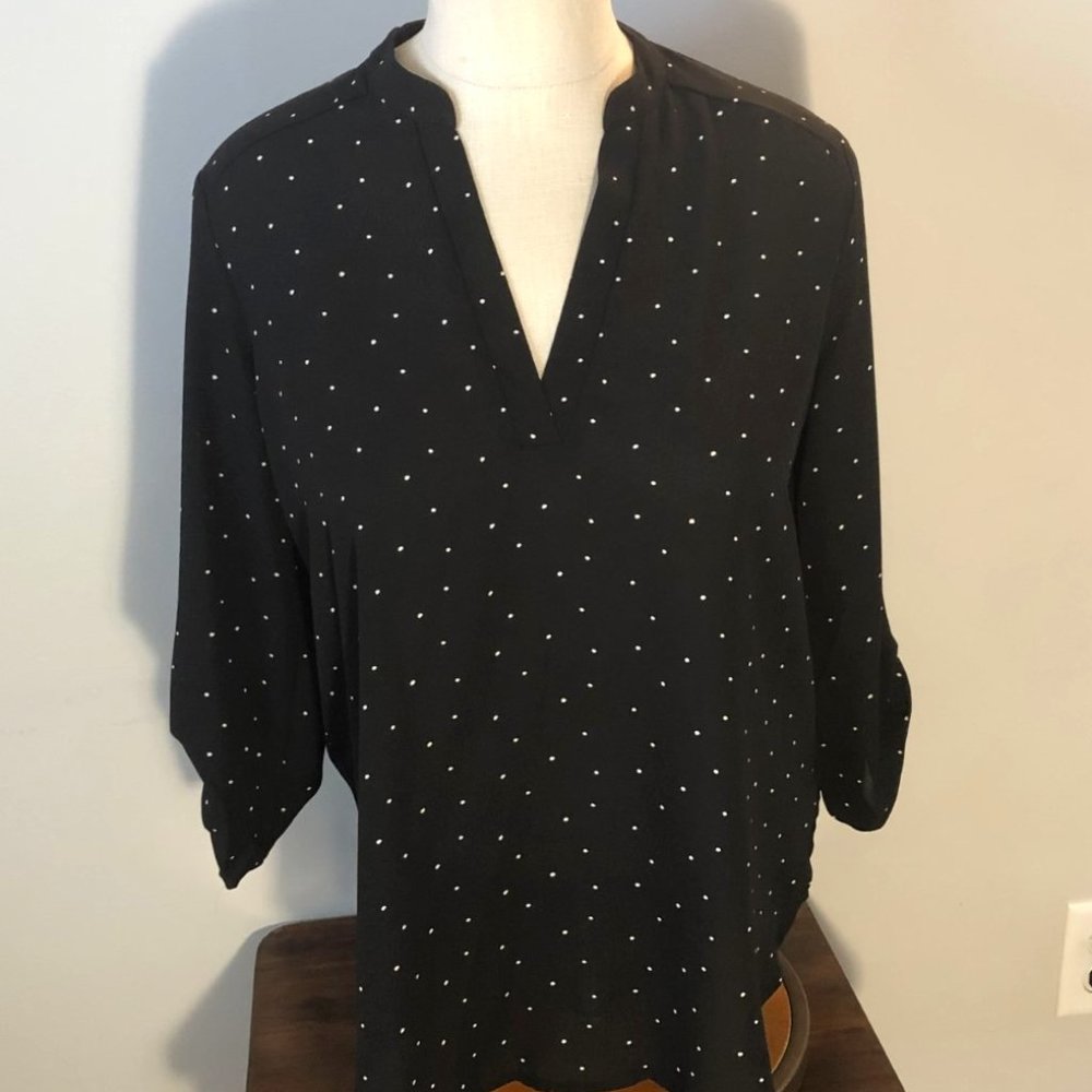 LUSH - Warren Split Neck Blouse